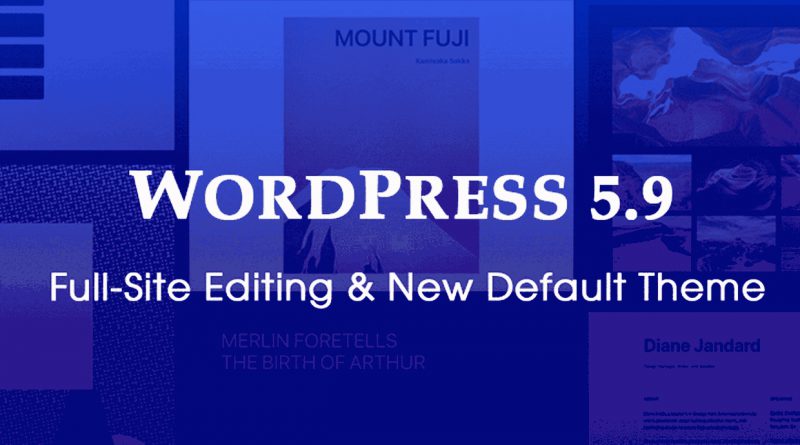 wordpress 5.9 novità